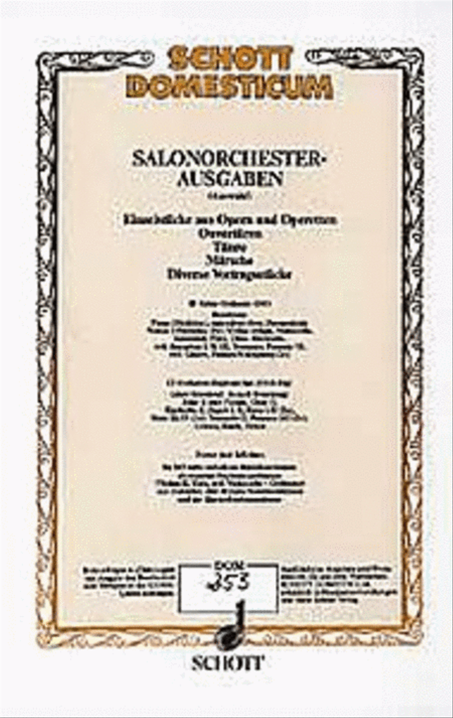 Wien Bleibt Wien Salon Orch