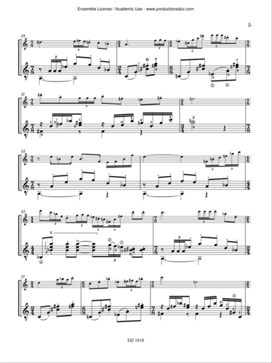 The Way of my Senses Flute scores gallery preview page 5