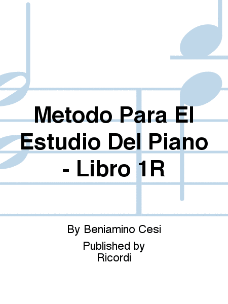 Metodo Para El Estudio Del Piano - Libro 1R