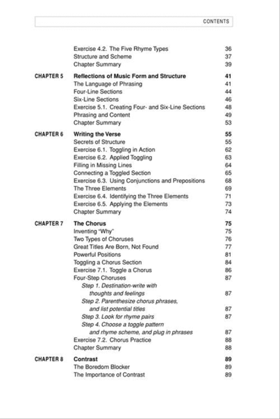 Popular Lyric Writing Collection / Songbook scores gallery preview page 4