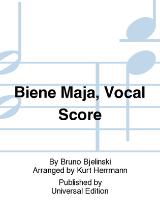 Biene Maja, Vocal Score