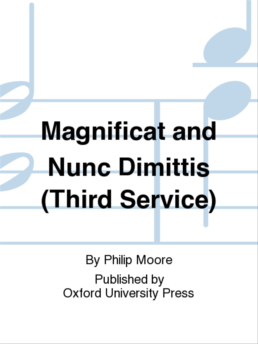 Magnificat and Nunc Dimittis (Third Service) 4-Part scores gallery preview page 1