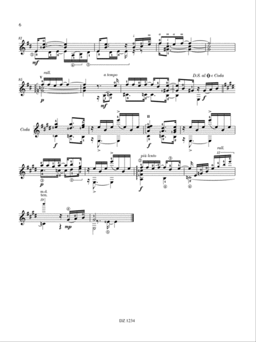 El arte de la milonga El arte de la milonga Classical Guitar scores gallery preview page 6