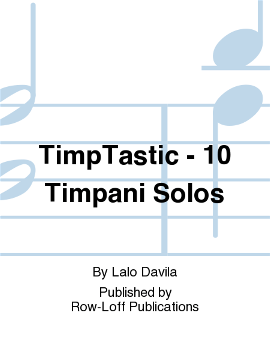 TimpTastic - 10 Timpani Solos / Grades 2 - 4 Percussion scores gallery preview page 1