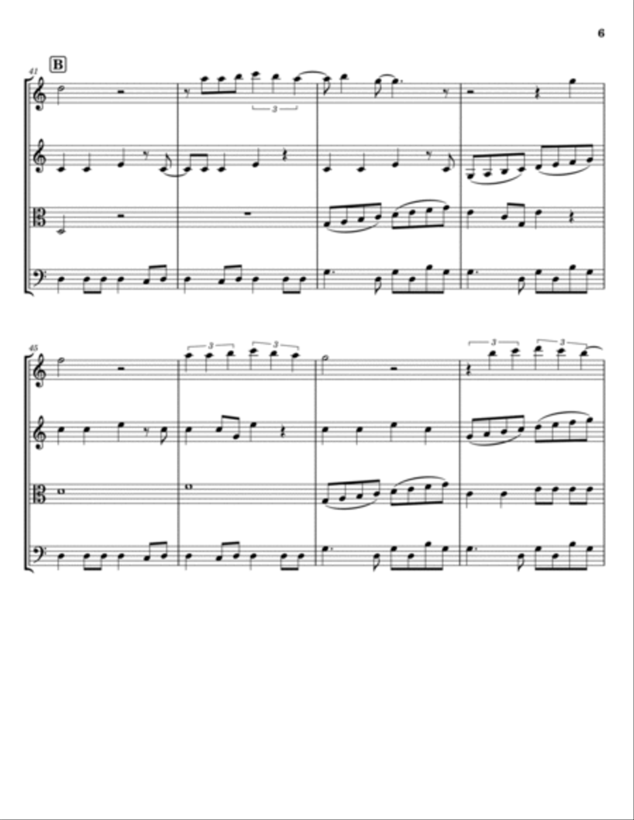 Amber String Quartet scores gallery preview page 6