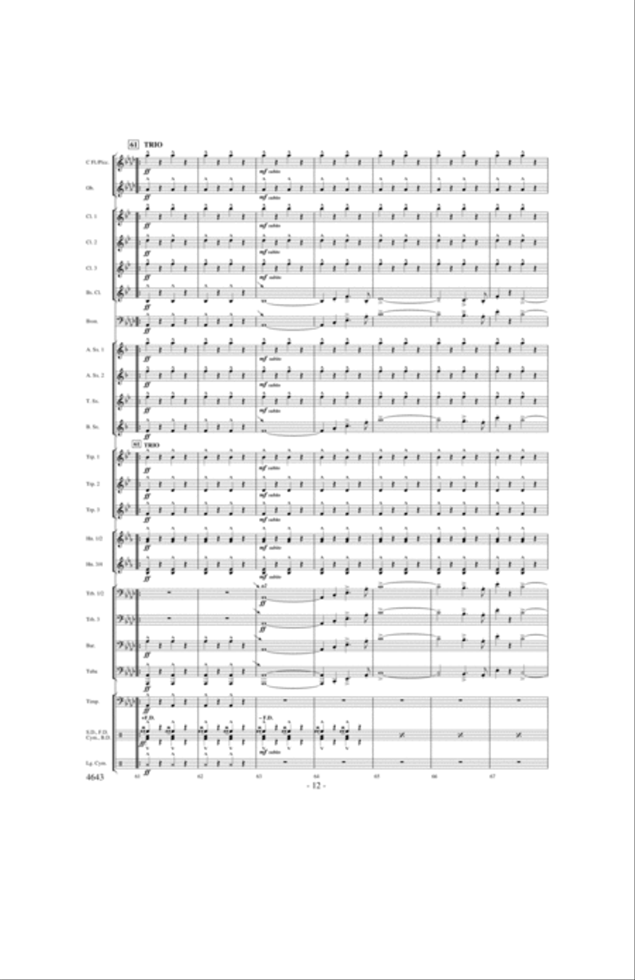 National Emblem National Emblem Concert Band scores gallery preview page 11