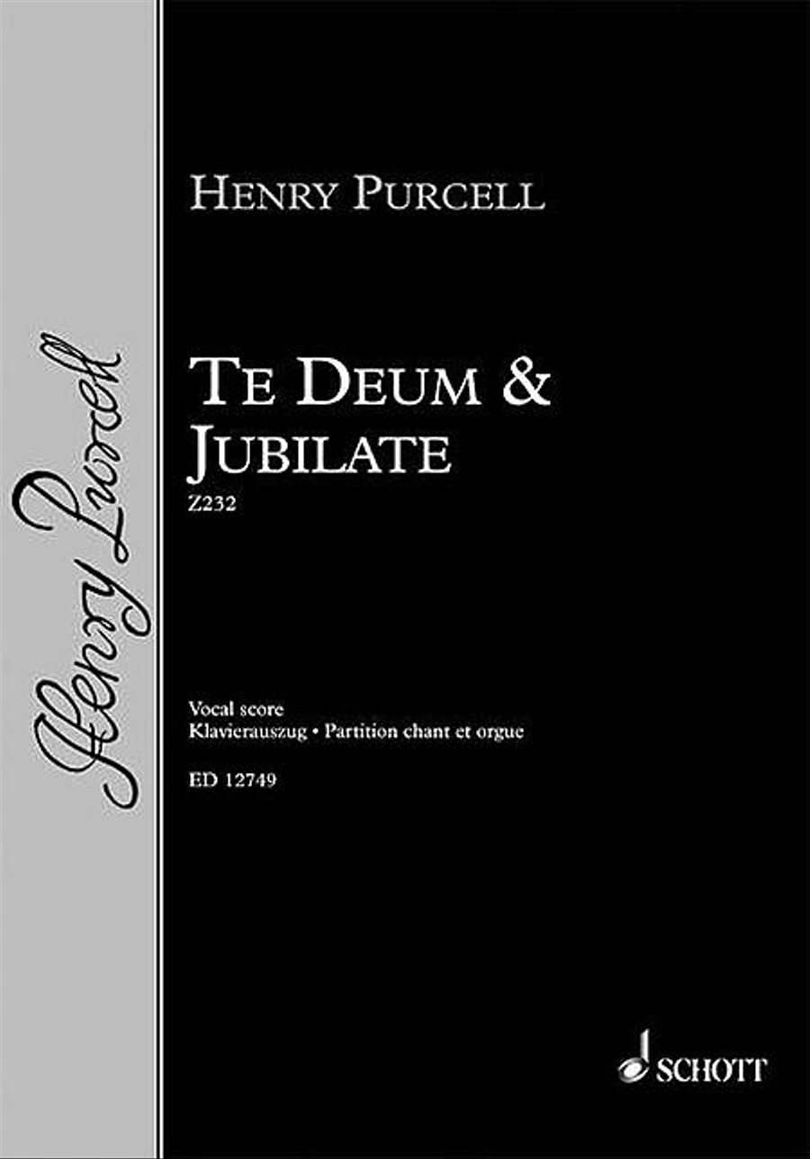 Te Deum & Jubilate, Z232 Choir scores gallery preview page 1