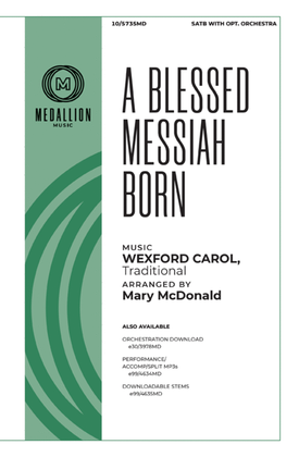Book cover for A Blessed Messiah Born