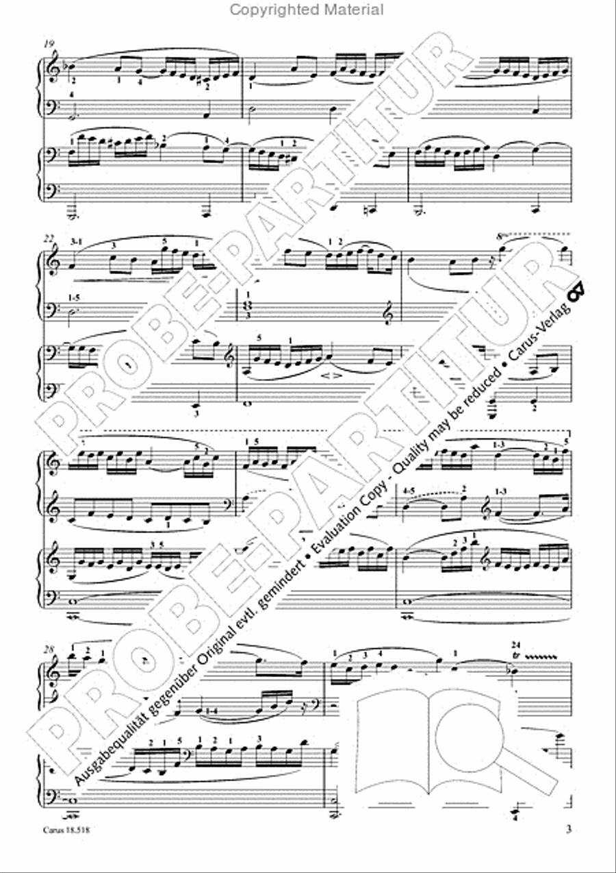 6 Pieces in the form of canons Piano scores gallery preview page 5