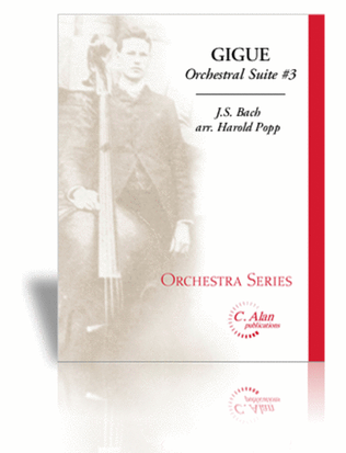 Book cover for Gigue from Orchestral Suite #3