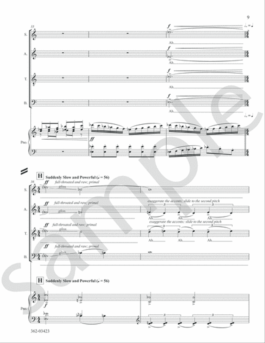 Without Form and Void 4-Part scores gallery preview page 10