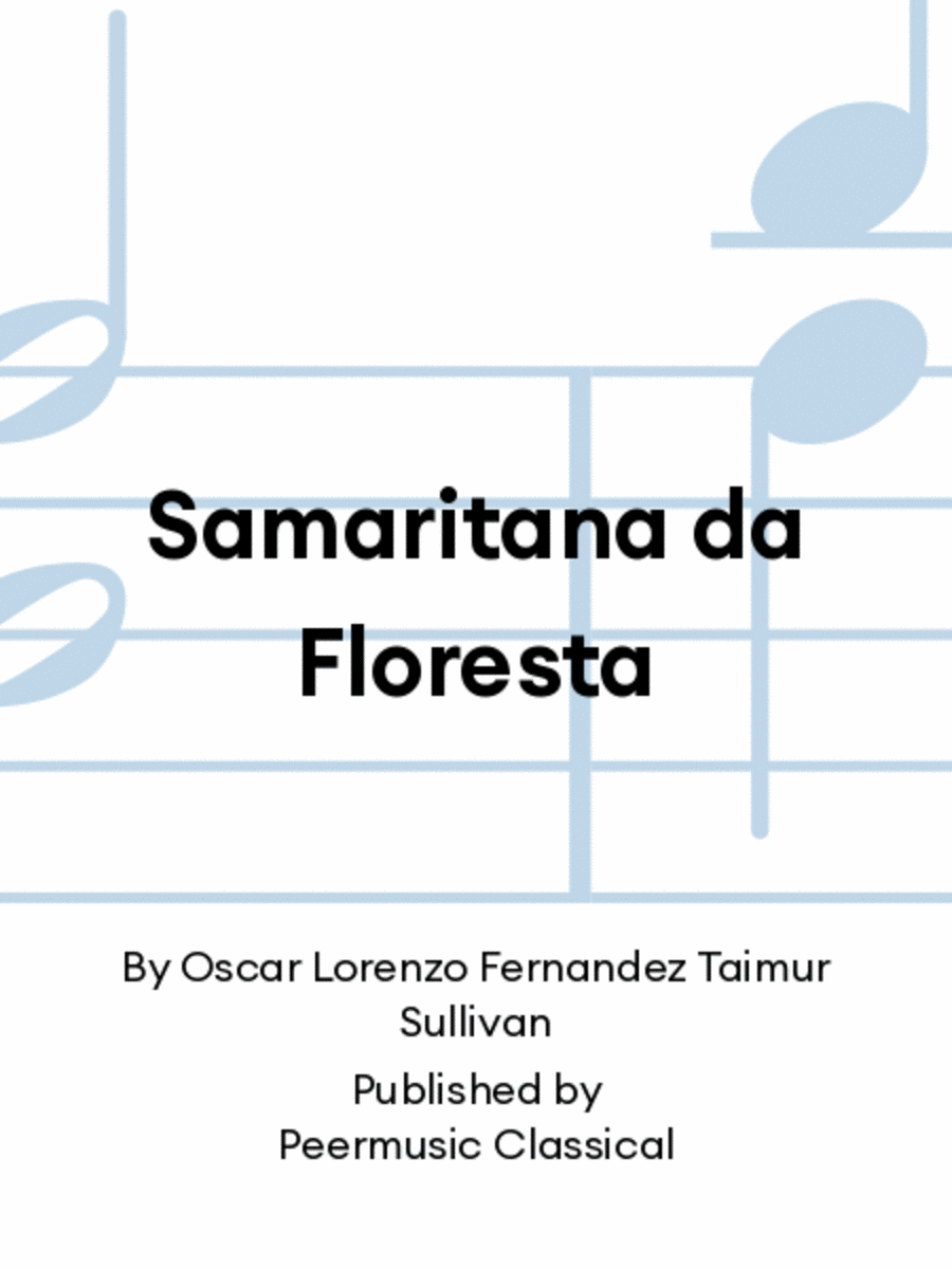 Samaritana da Floresta Chamber Music scores gallery preview page 1