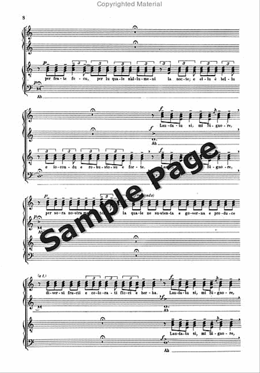 Concento di voci 4-Part scores gallery preview page 9