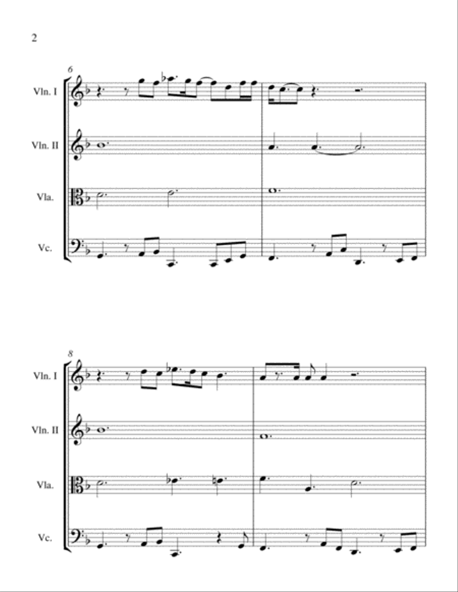 At Last String Quartet scores gallery preview page 4
