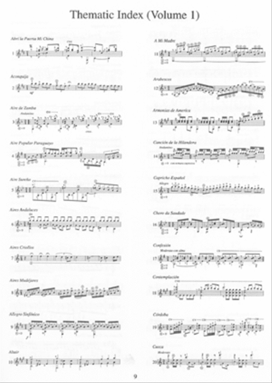 The Complete Works of Agustin Barrios Mangore for Guitar Vol. 1 Acoustic Guitar scores gallery preview page 5