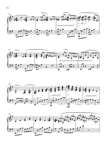 Piano Concerto No. 3 In Solo Version
