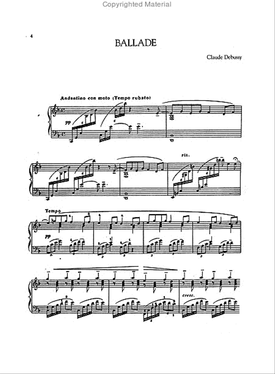Debussy – The Ultimate Piano Collection Piano Solo scores gallery preview page 4