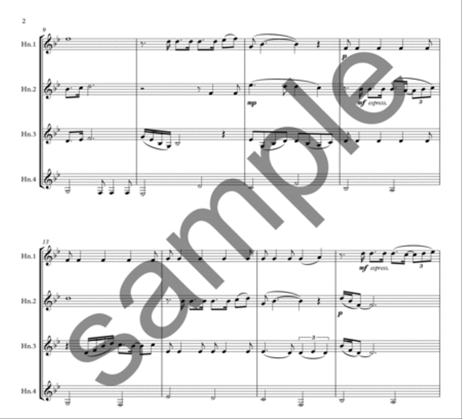 I dreamed a dream Horn scores gallery preview page 3