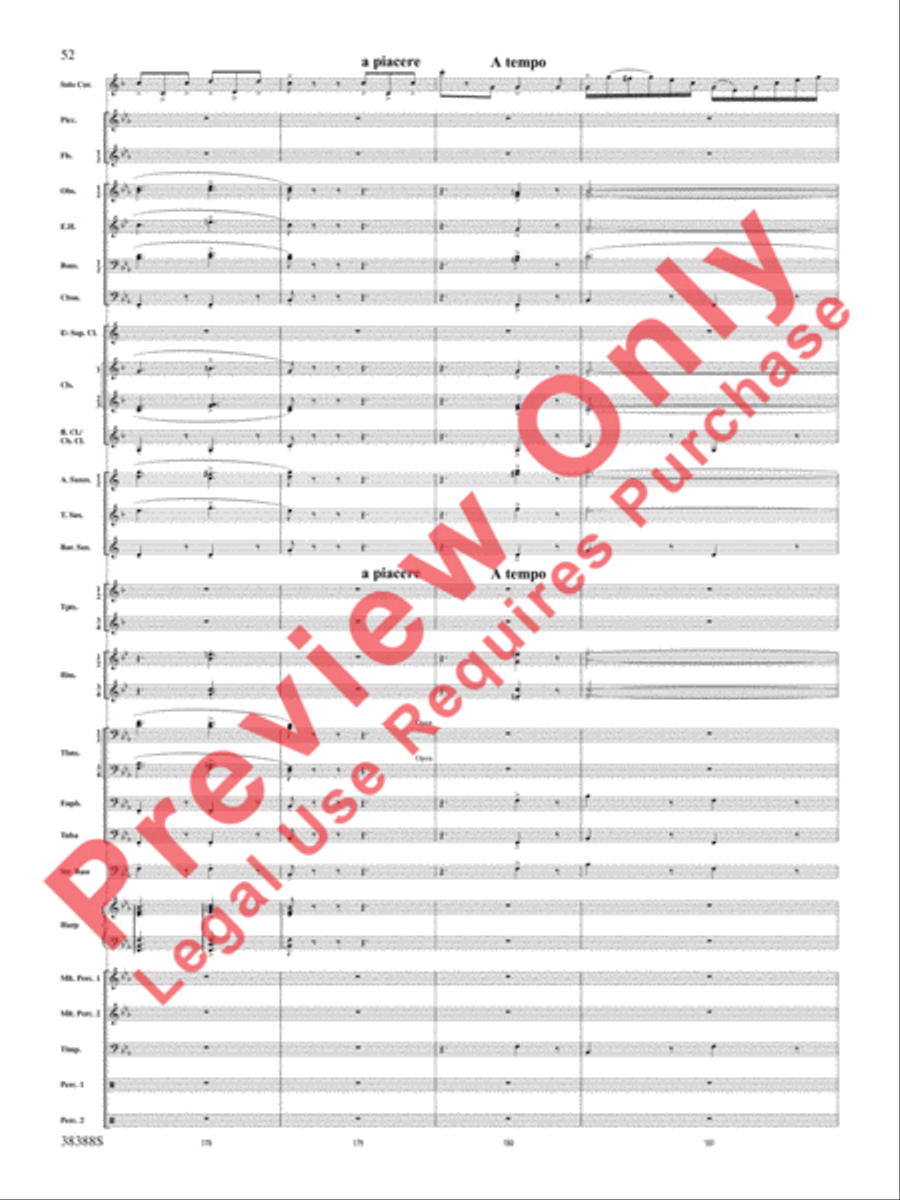 Napoli Napoli Concert Band scores gallery preview page 53