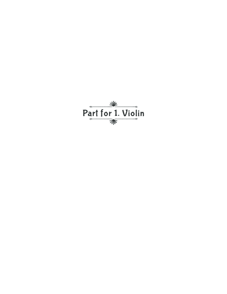 11 Children's Songs arr. for Piano Quintet: Part for 1. violin