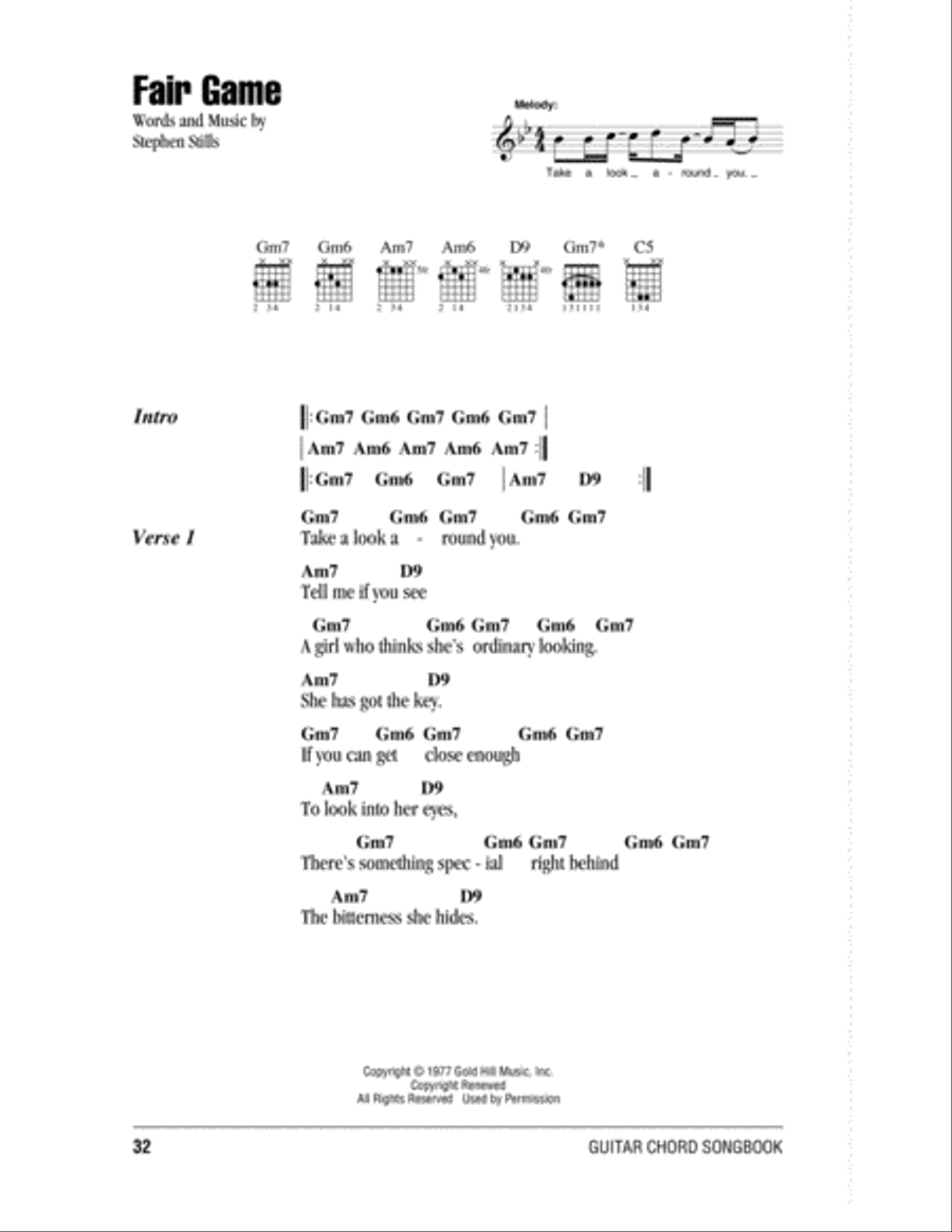 Fair Game Fair Game Acoustic Guitar scores gallery preview page 1