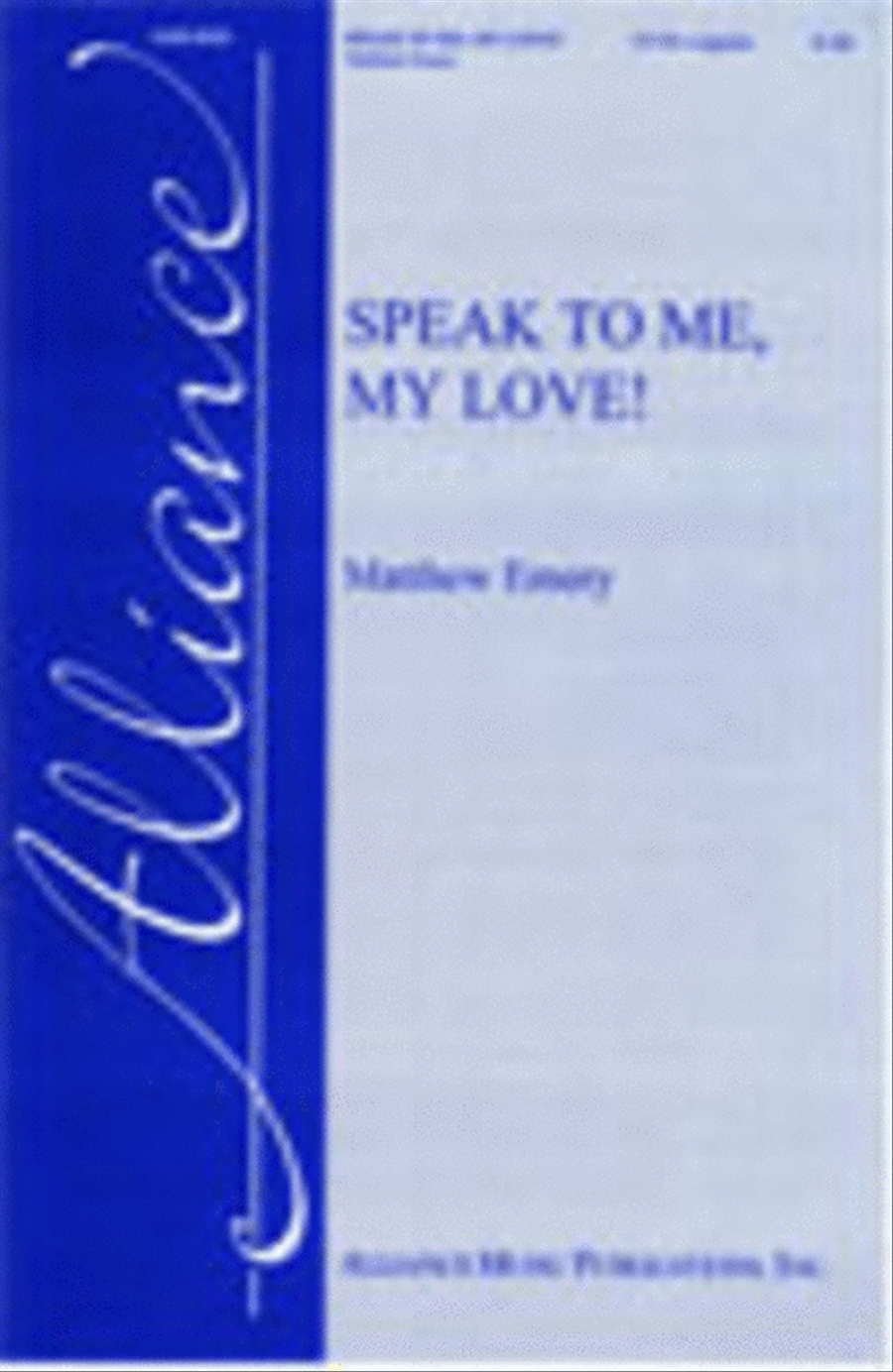 Speak to Me, My Love! Speak to Me, My Love! 4-Part scores gallery preview page 1