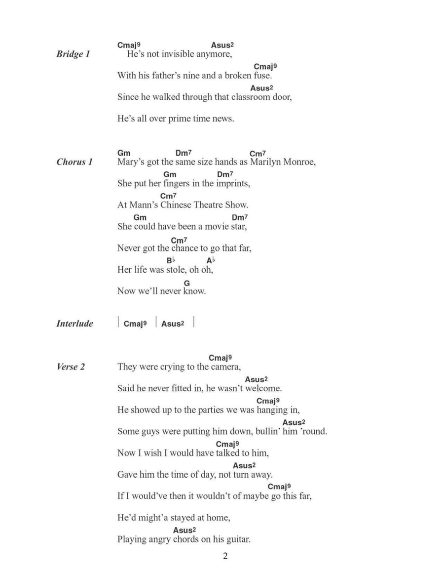Stole Acoustic Guitar scores gallery preview page 2