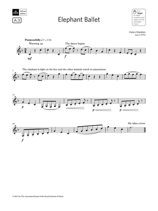 Elephant Ballet (Grade 2 List A3 from the ABRSM Clarinet syllabus from 2022)
