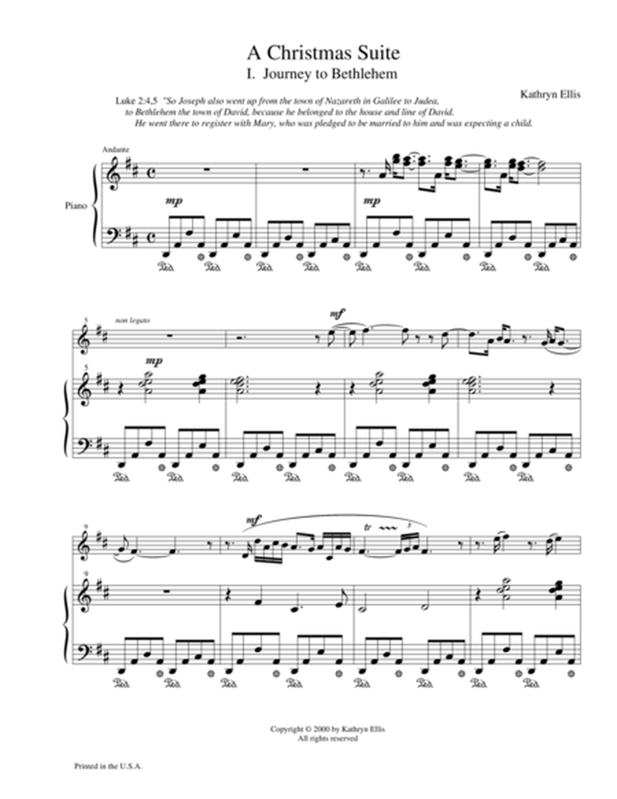 A Christmas Suite for flute and piano image number null