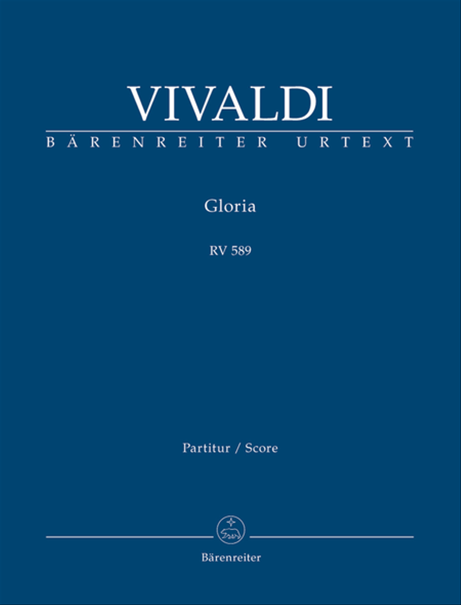 Gloria RV 589 4-Part scores gallery preview page 1