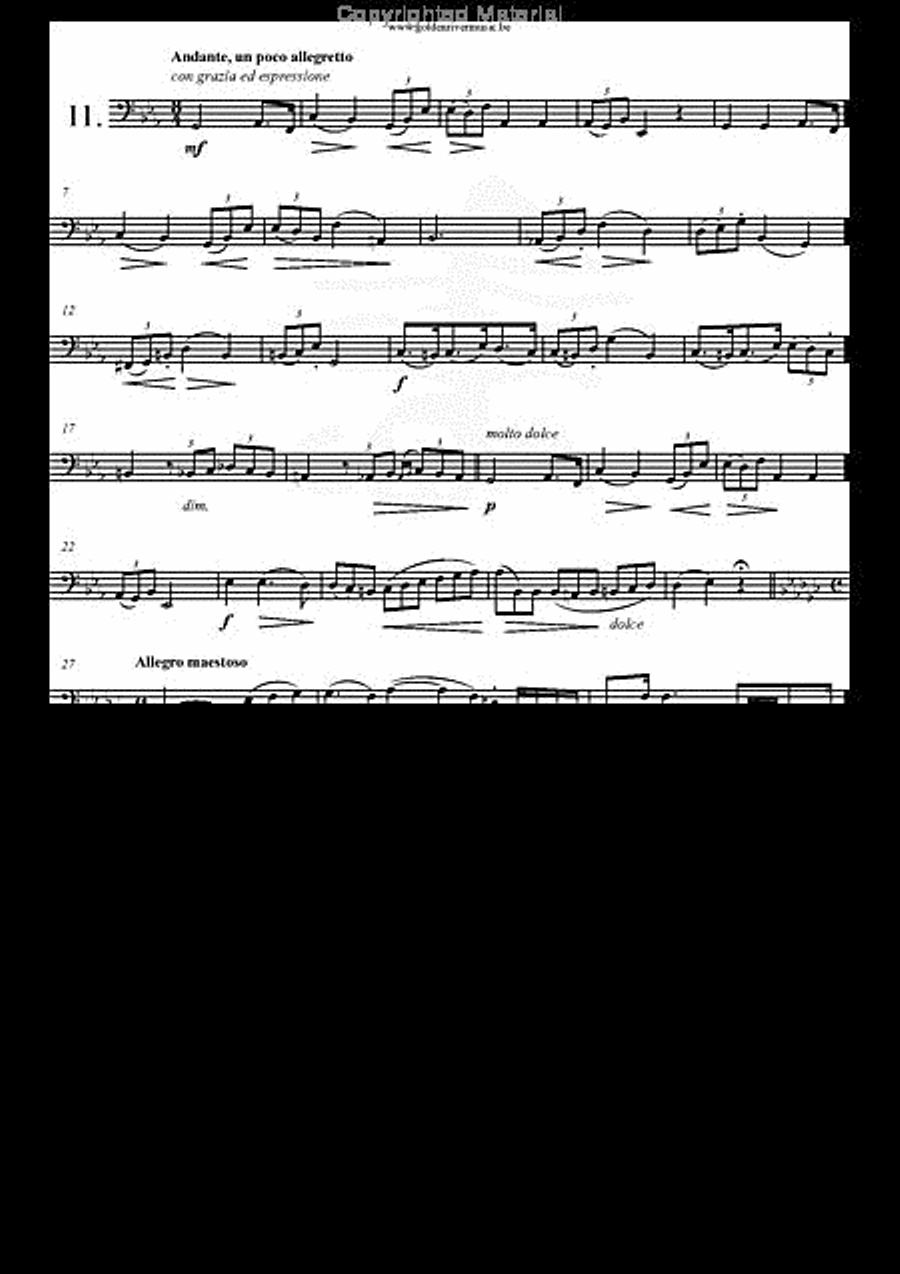 12 Etudes Brillantes Tuba scores gallery preview page 12