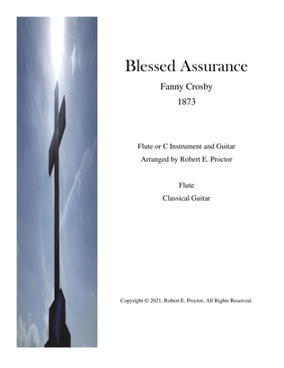 Blessed Assurance for Flute or C instrument and Guitar