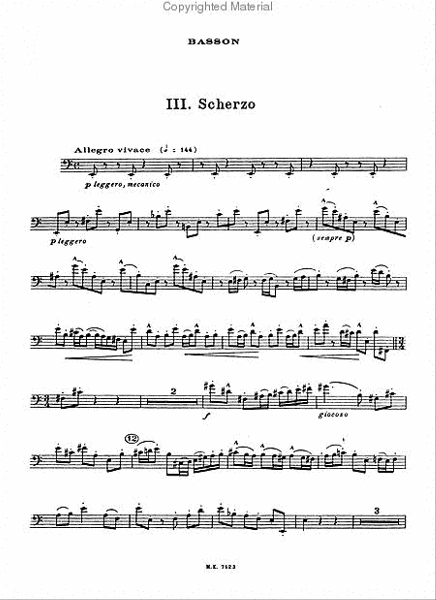 Suite for Bassoon Suite for Bassoon Bassoon Solo scores gallery preview page 5
