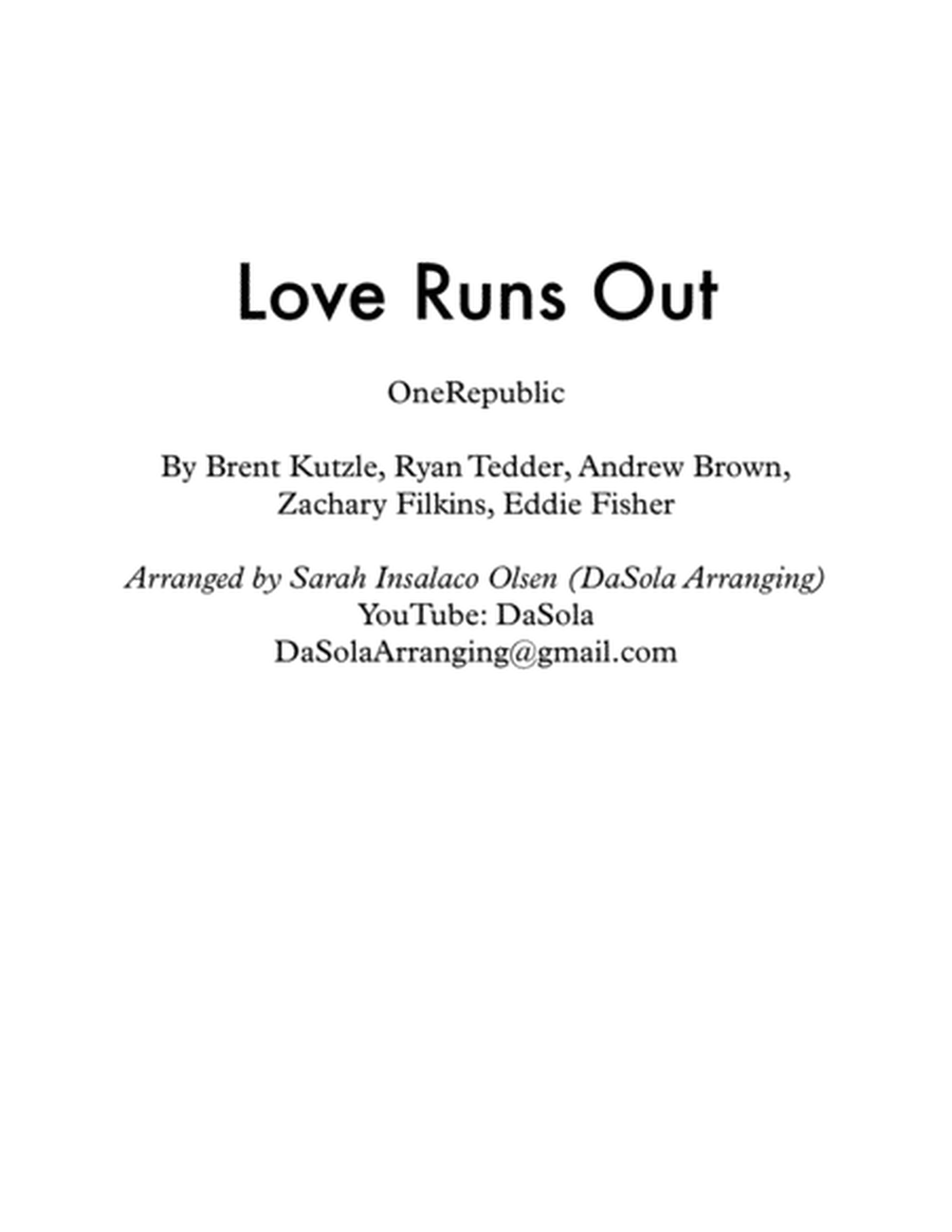 Love Runs Out image number null
