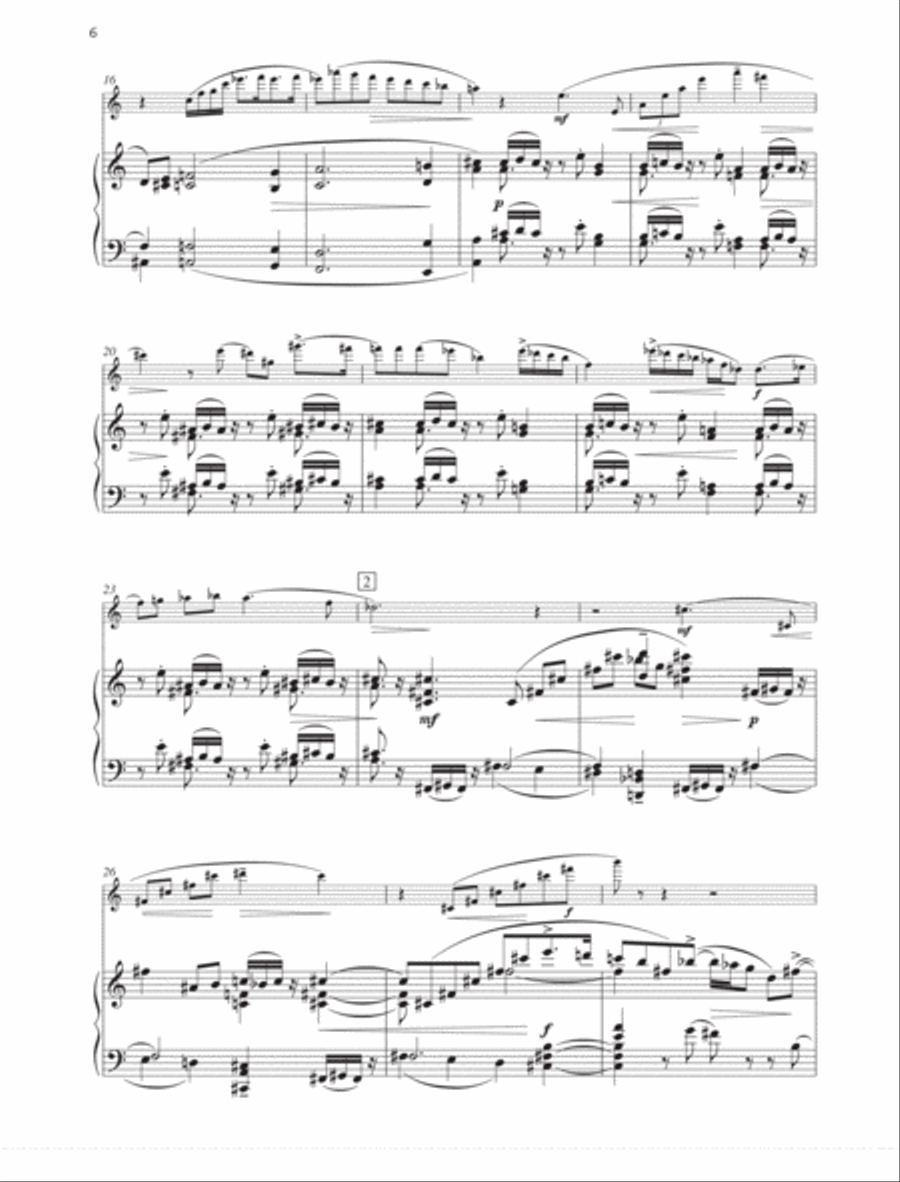 Sonata Flute Solo scores gallery preview page 2