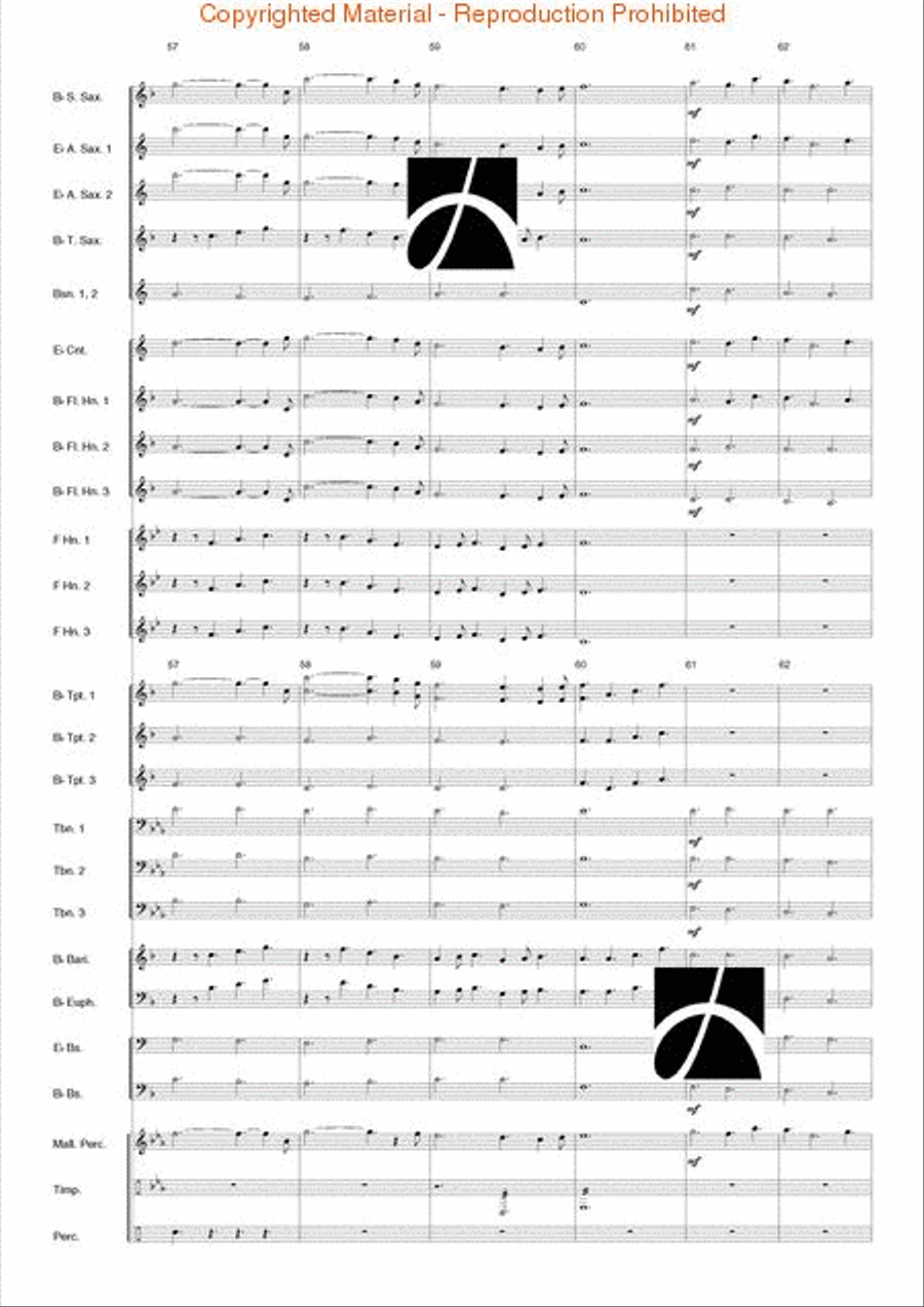 O Holy Night O Holy Night Concert Band scores gallery preview page 11