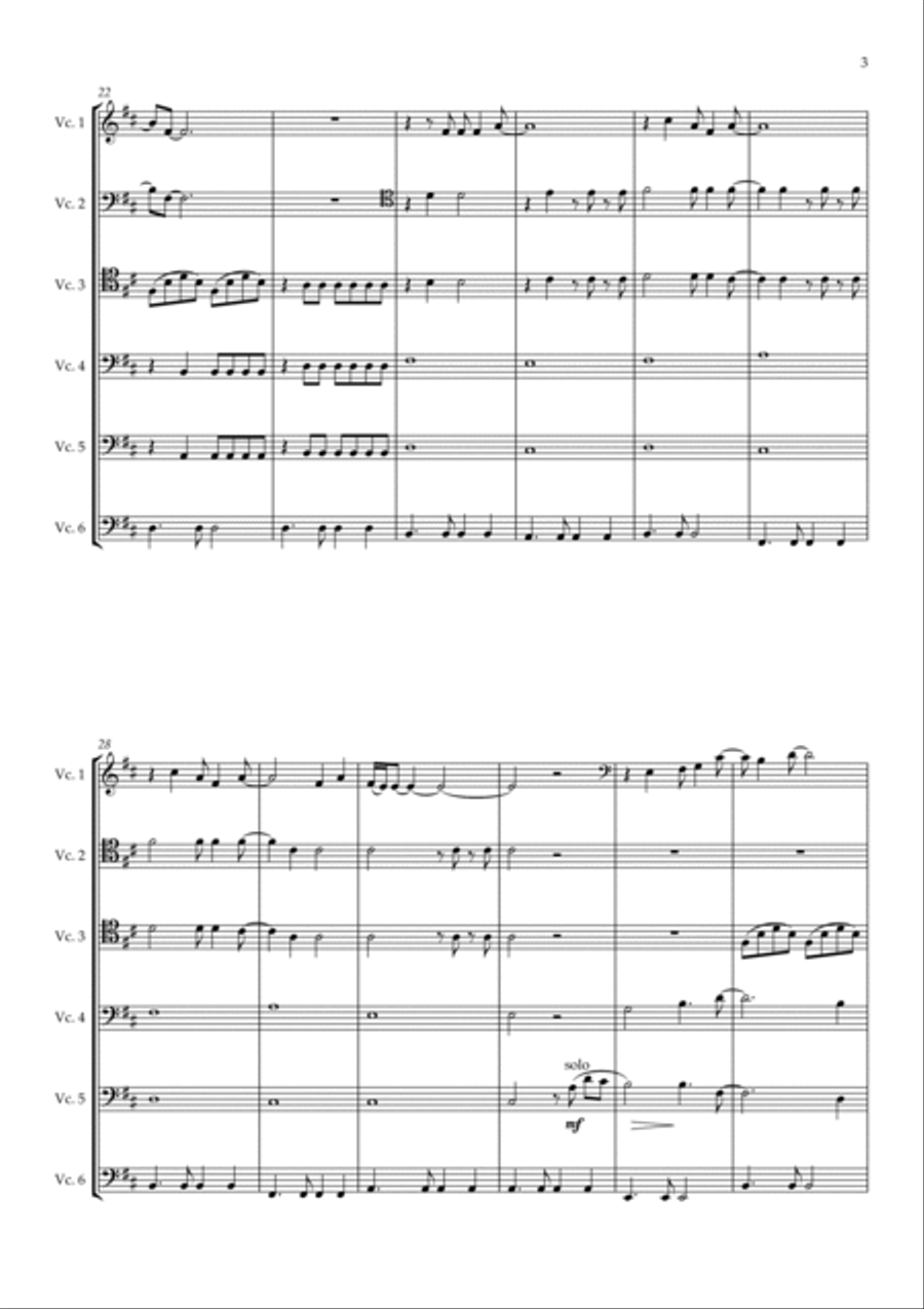 And I Love Her And I Love Her Chamber Music scores gallery preview page 3