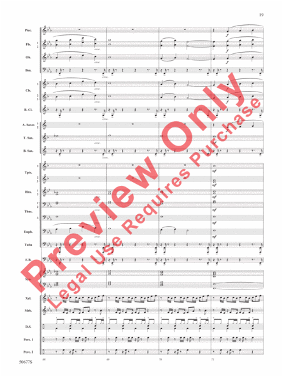 Thriller Thriller Concert Band scores gallery preview page 20