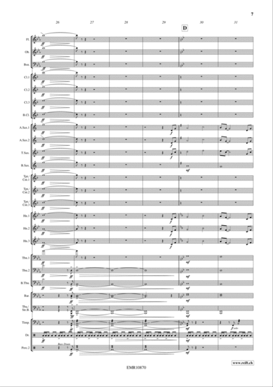 Prelude To A New Age Concert Band scores gallery preview page 8