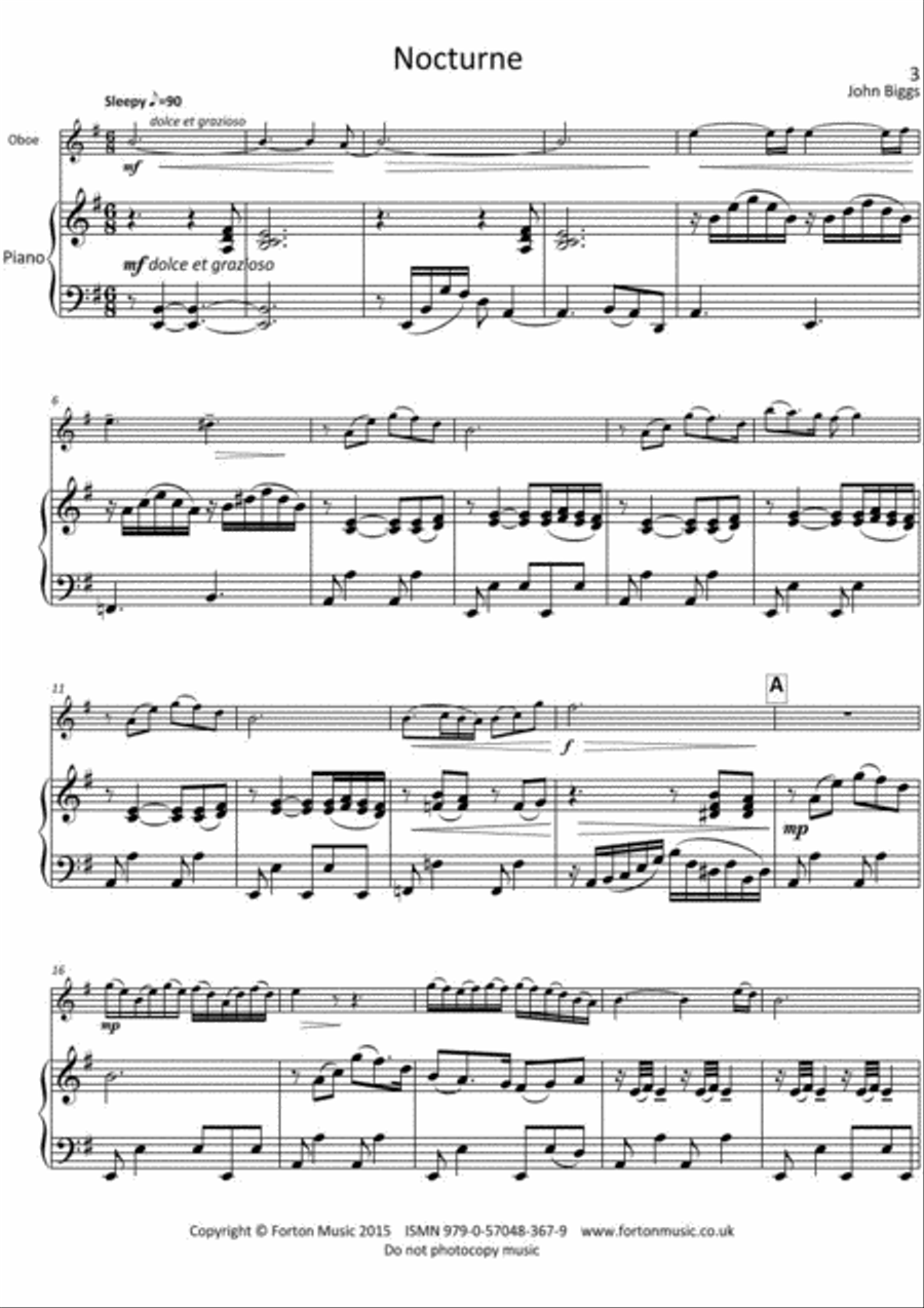 Nocturne Nocturne Piano Accompaniment scores gallery preview page 2