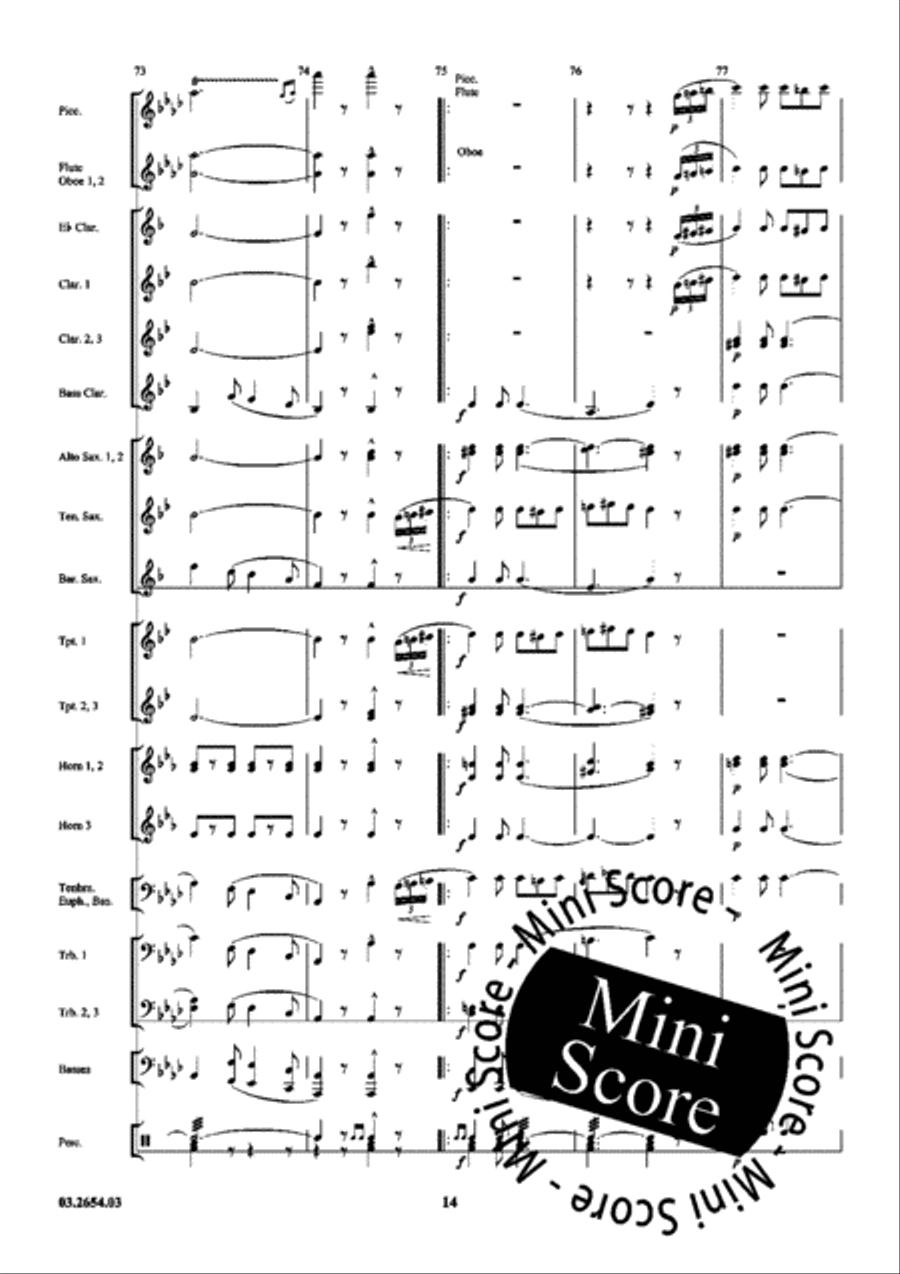 Blaze Away Blaze Away Concert Band scores gallery preview page 18