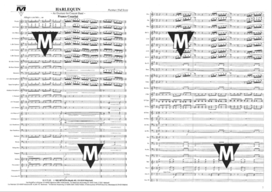 Harlequin Harlequin Concert Band scores gallery preview page 2