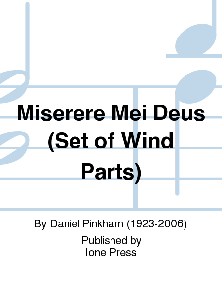 Miserere Mei Deus (Set of Wind Parts)
