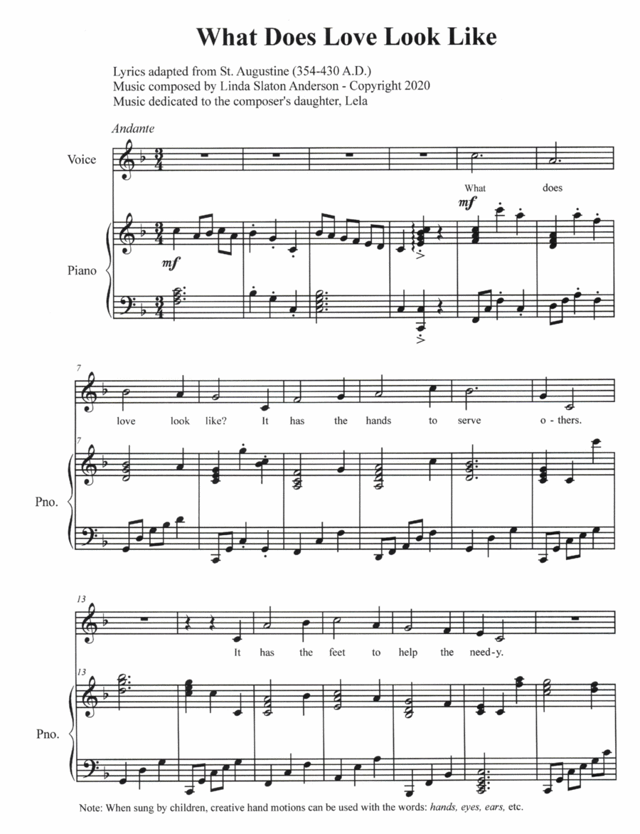 What Does Love Look Like What Does Love Look Like Unison Choir scores gallery preview page 1