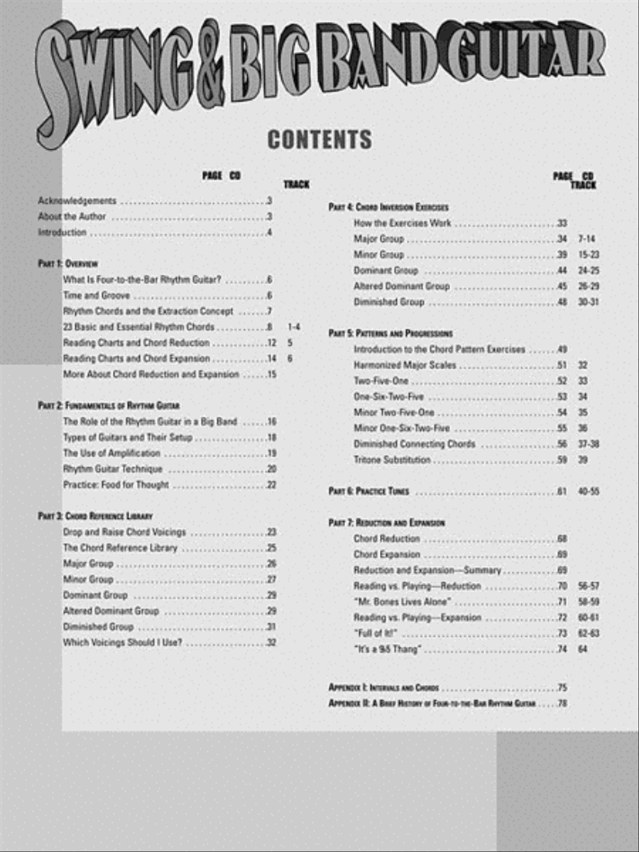 Swing and Big Band Guitar Guitar scores gallery preview page 3
