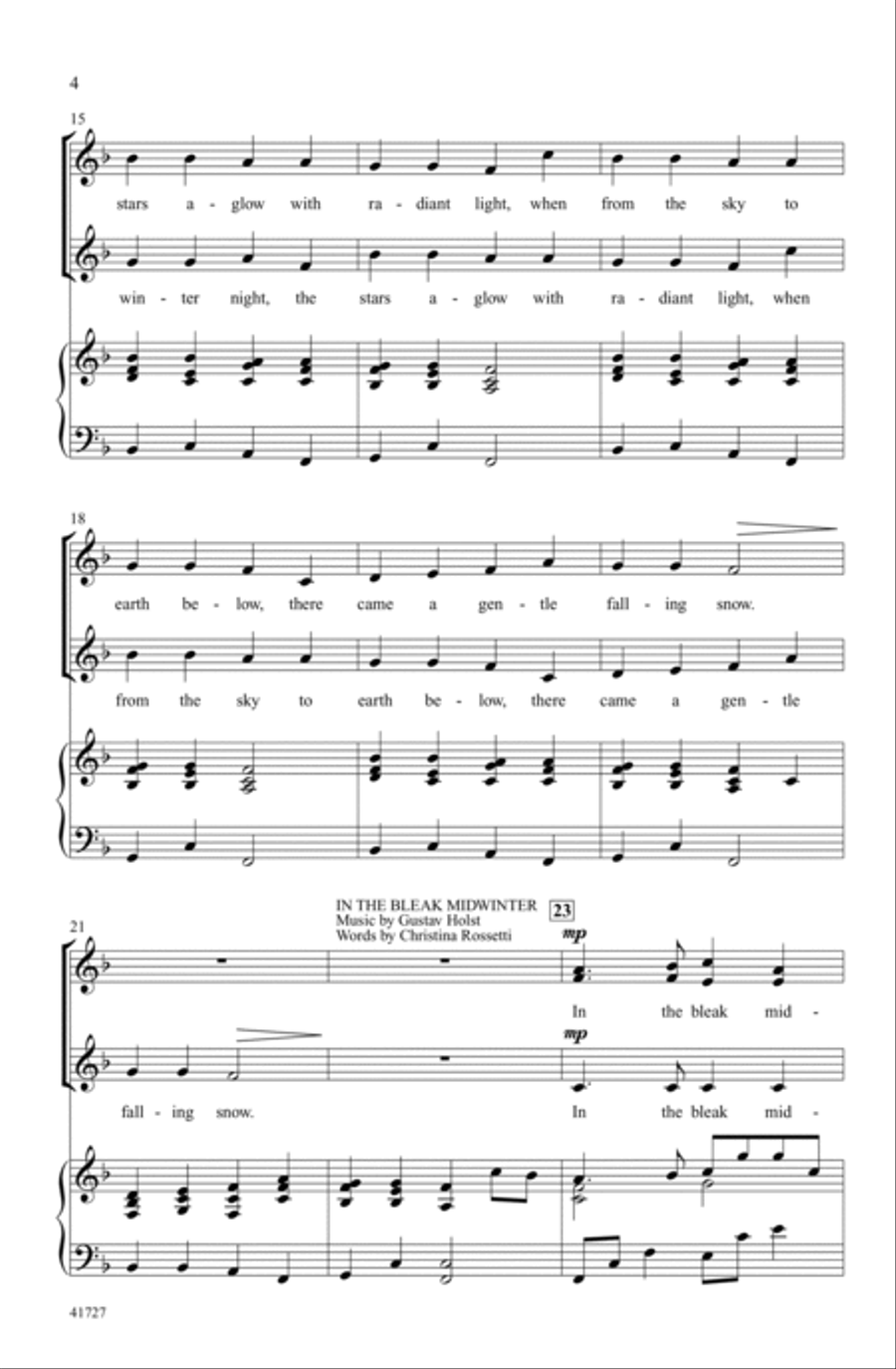 Winter Canon Choir scores gallery preview page 3