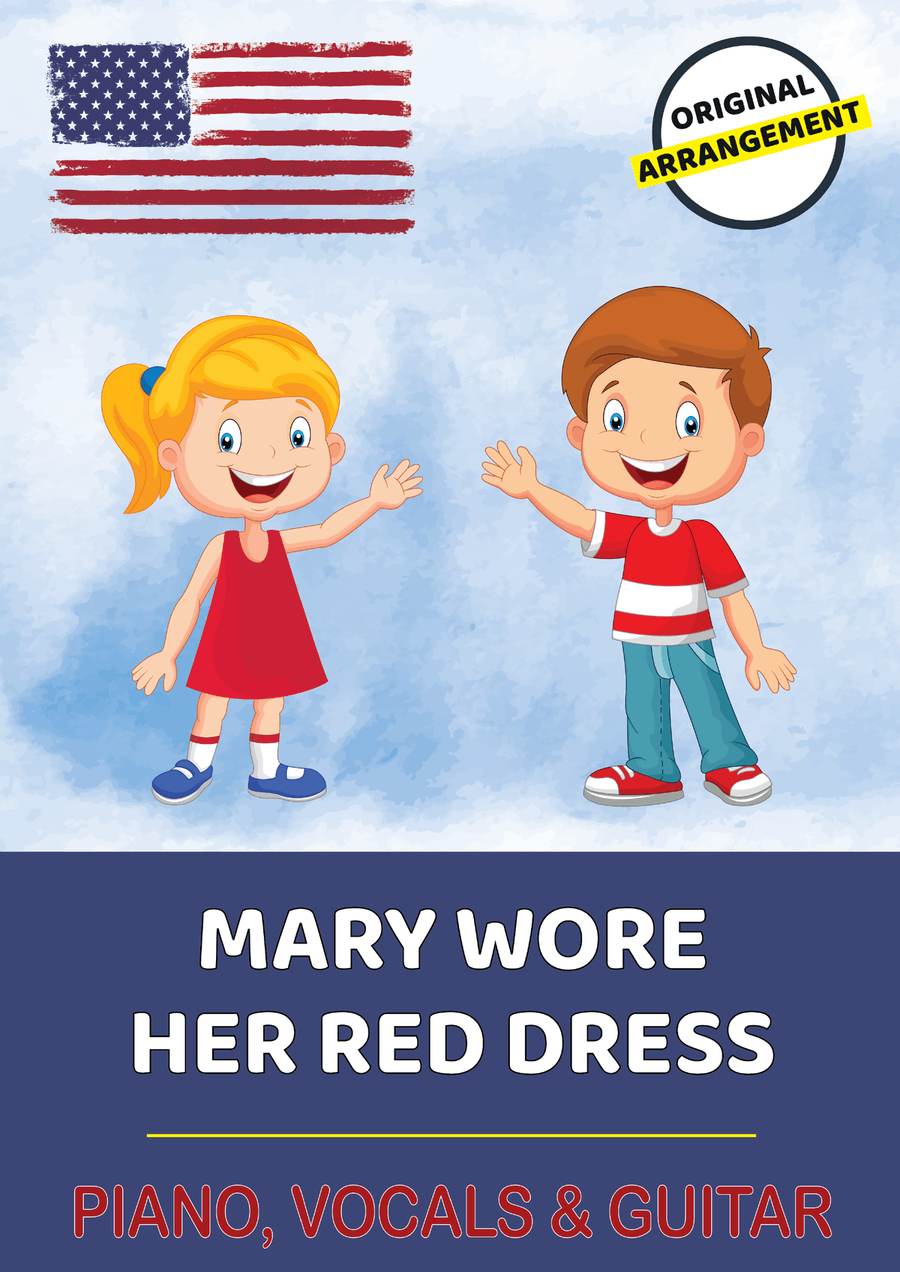 Mary Wore Her Red Dress by Traditional Piano, Vocal, Guitar - Digital Sheet Music