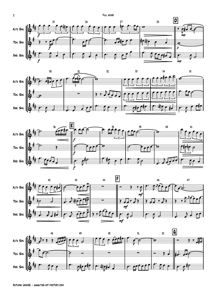 Besame Mucho (Kiss Me Much) Woodwind Trio scores gallery preview page 2