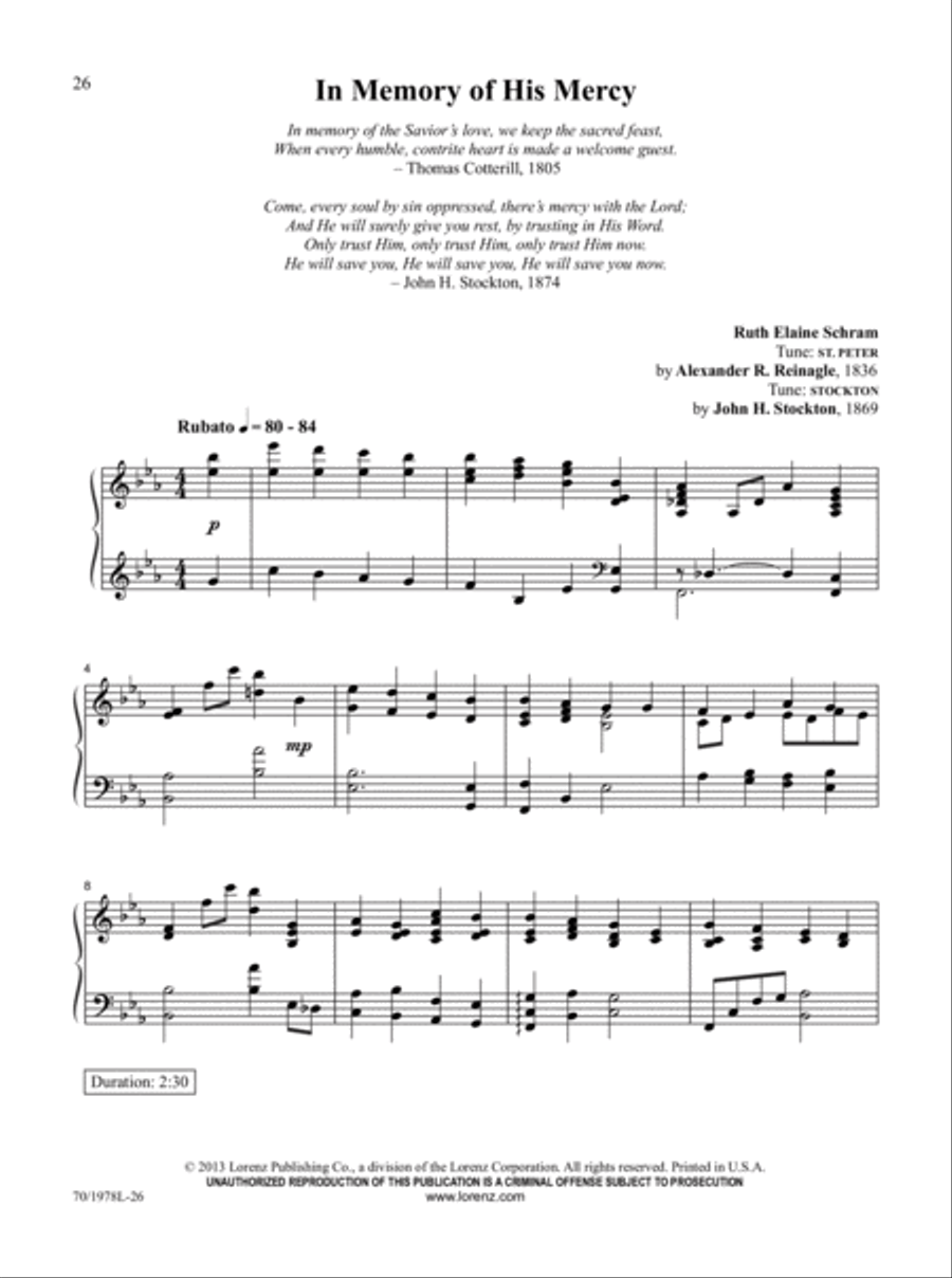 The Church Pianist's Library, Vol. 18 Piano Solo scores gallery preview page 11