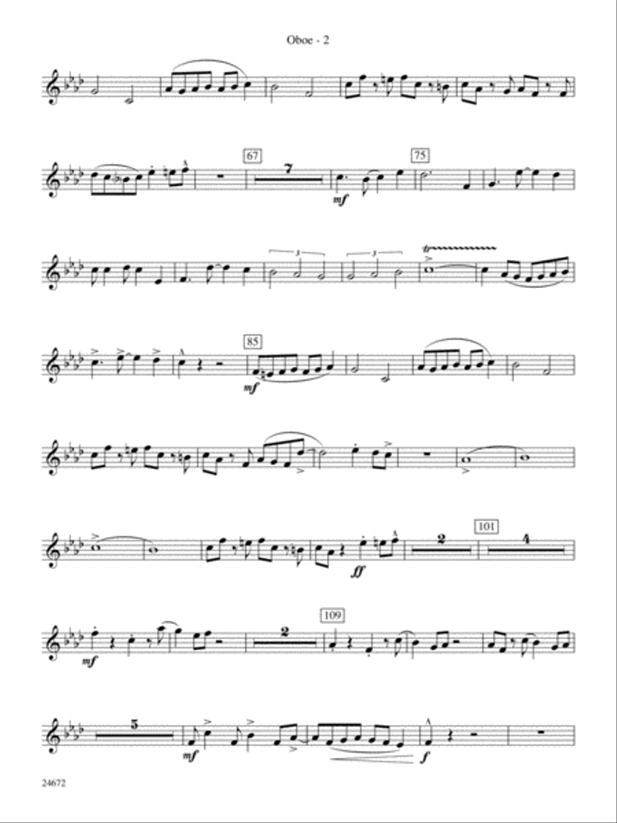 Buenaventura: Oboe Buenaventura: Oboe Concert Band scores gallery preview page 2